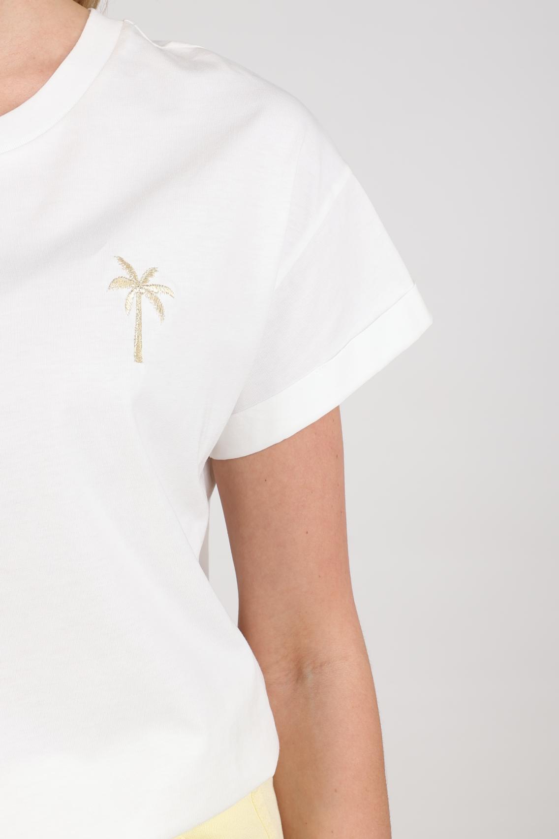 Offwhite Nukus Sammie Backprint T-shirt met opvallende achterkant en zwart logo, casual stijl voor dagelijks gebruik.