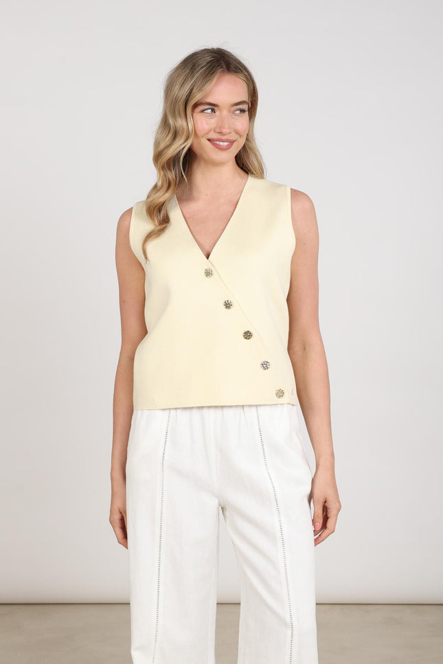 Nukus Gilet Vera Sun NKS08023 Stretchshop.nl