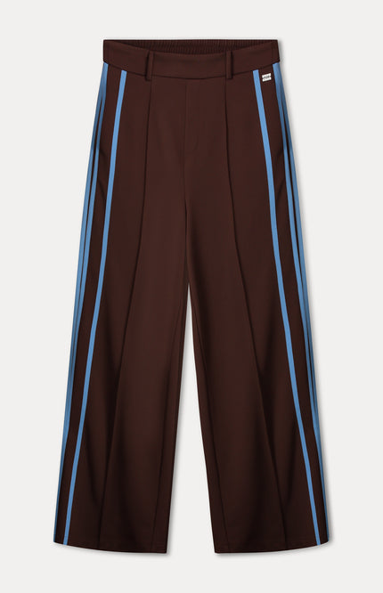 POM Amsterdam Broek Nora Chocolate Brown SP9715 Stretchshop.nl