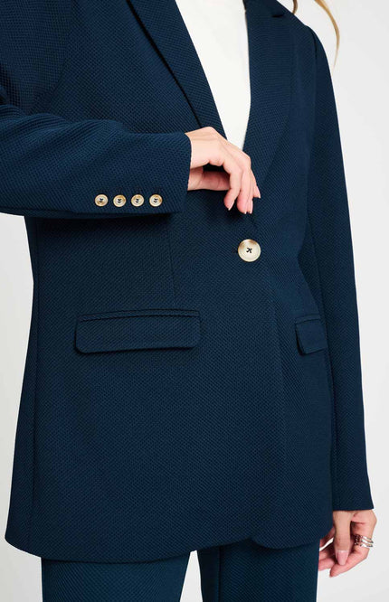 POM Amsterdam Blazer Chloé Eternal Blue SP9245 Stretchshop.nl