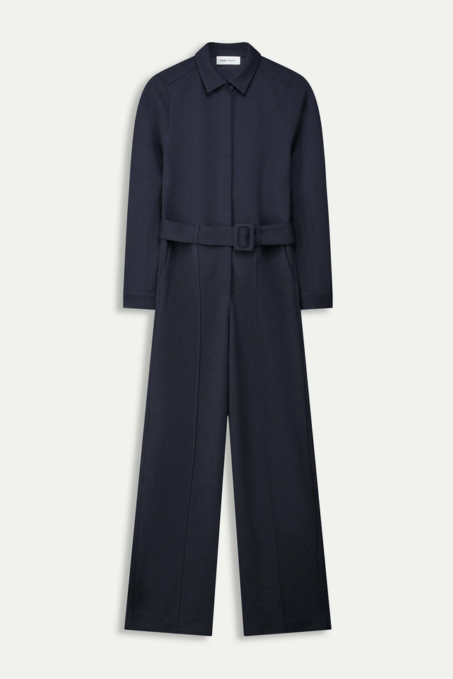 POM Amsterdam Jumpsuit Eternal Blue SP9394 Stretchshop.nl