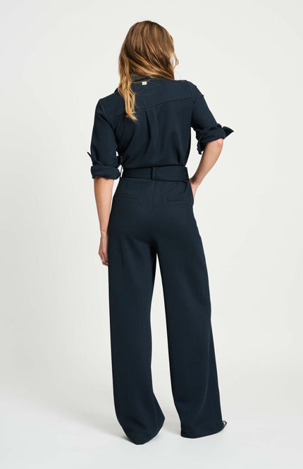 POM Amsterdam Jumpsuit Eternal Blue SP9394 Stretchshop.nl