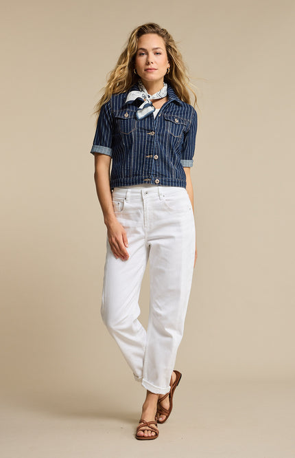 Broek Colette 5 Pocket White SRB4899 L33