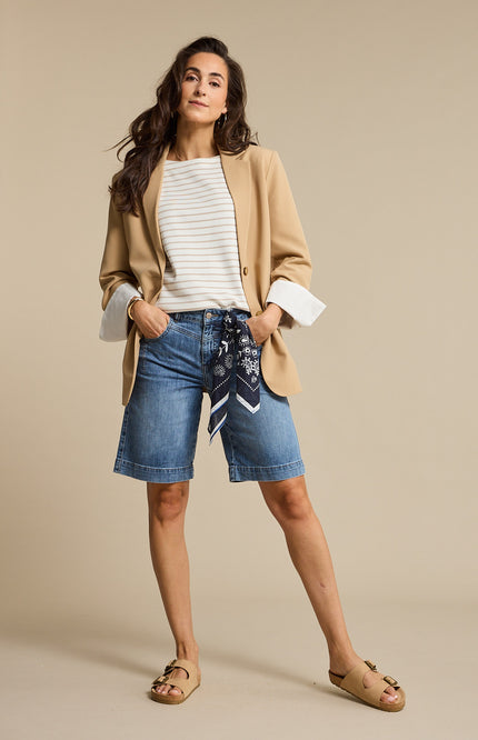 Red Button Bermuda & Scarf Kate Stoneused SRB4941 Stretchshop.nl