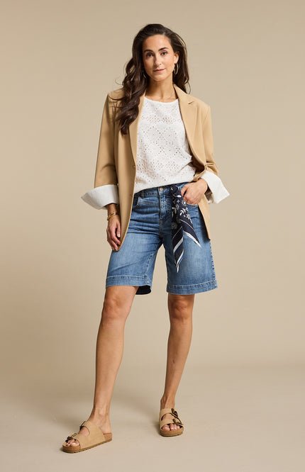 Red Button Bermuda & Scarf Kate Stoneused SRB4941 Stretchshop.nl