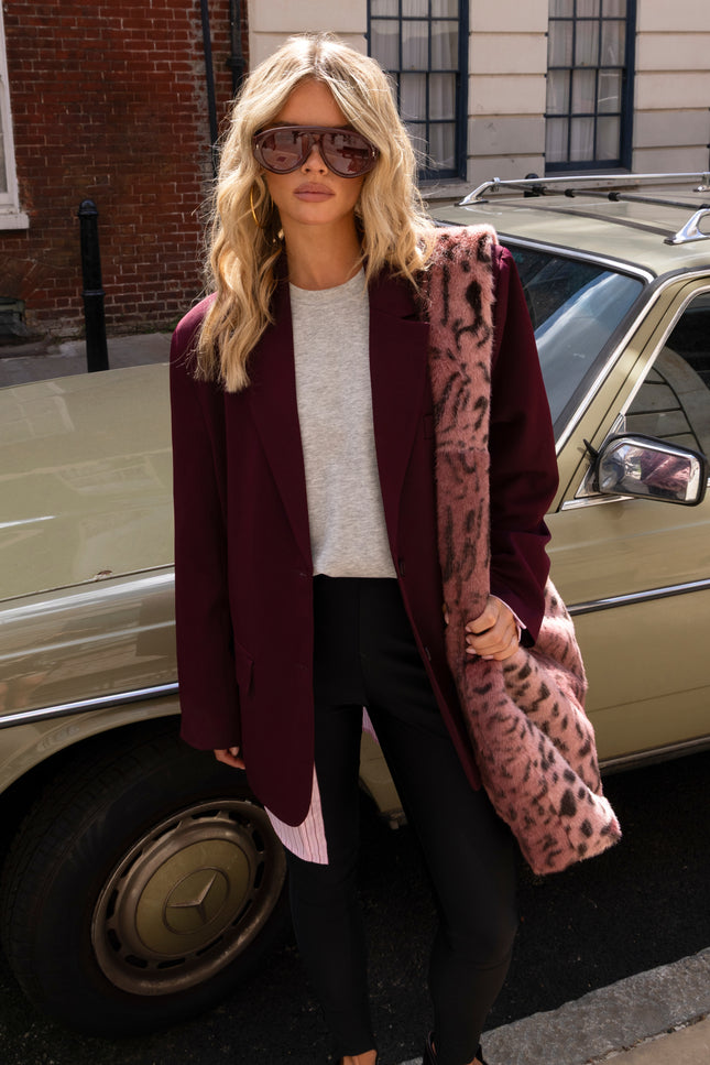 Blazer Haven Bordeaux