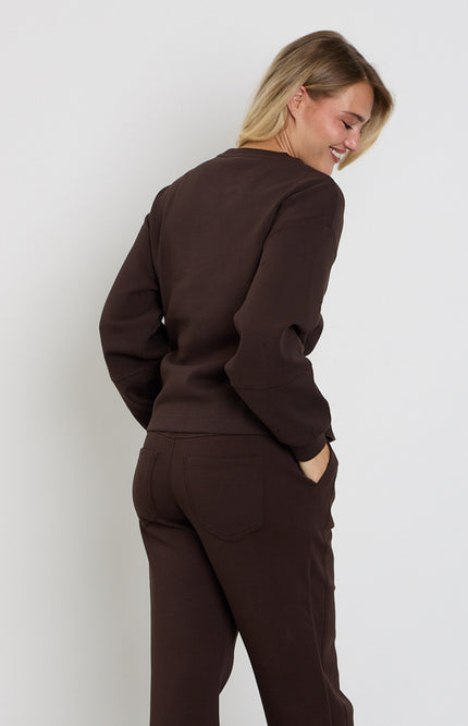 Top Shakira & Belt Scuba Espresso SRB4996