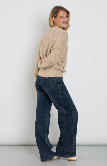 Broek Claudette Insert Blue Black Denim SRB4992 L33