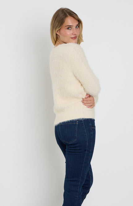 Vest Fuzzy Cream SRB5115