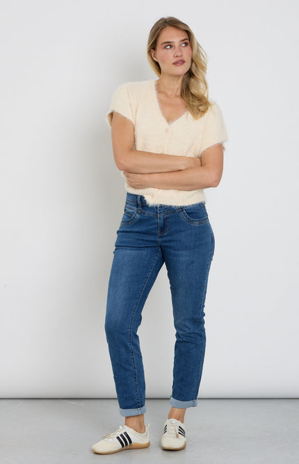 Broek Relax Denim Dark Stone Used SRB5136 L31