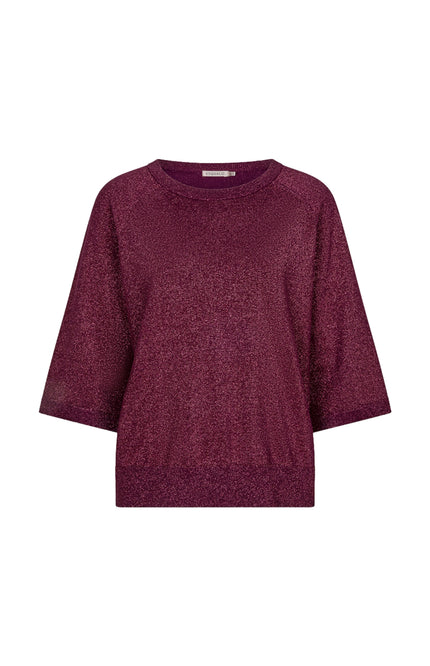 Trui Raglan Lurex Beet W26.07708