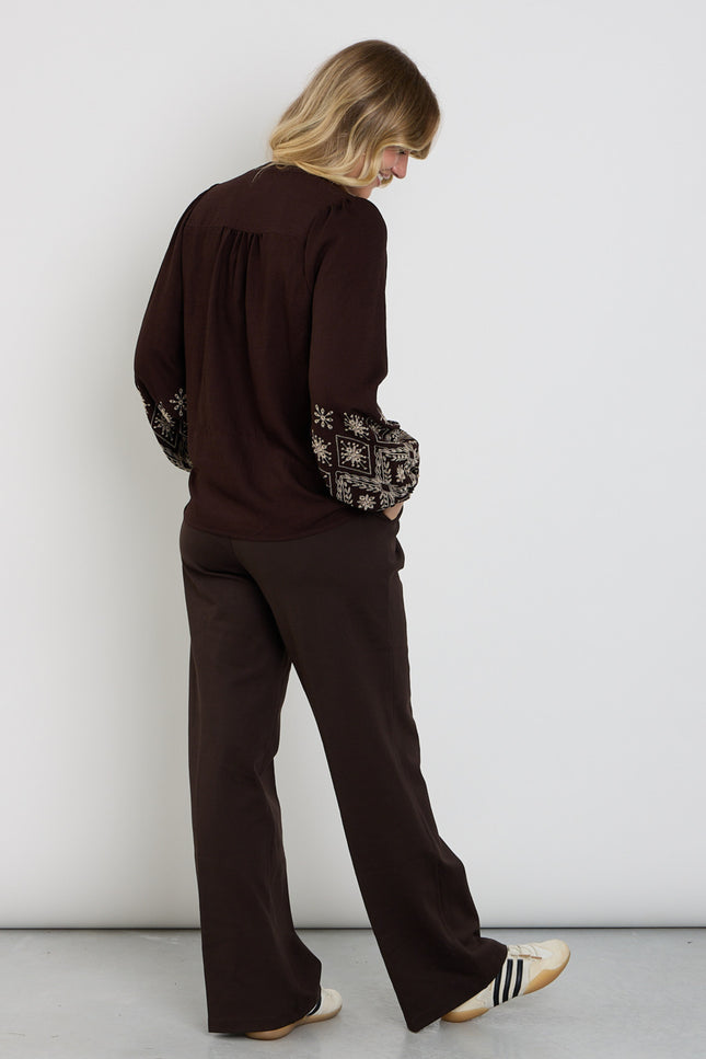 Broek Colette Punta Espresso SRB5144 L33