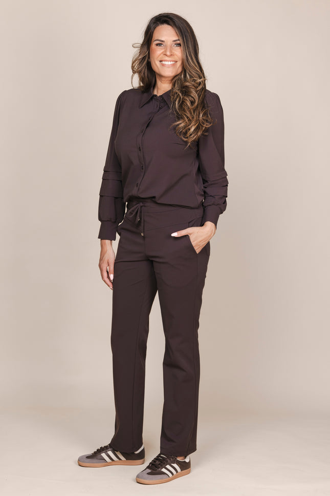 Travel Broek Joy Espresso