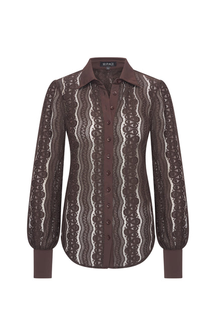 Travel Blouse Kant Espresso 202352