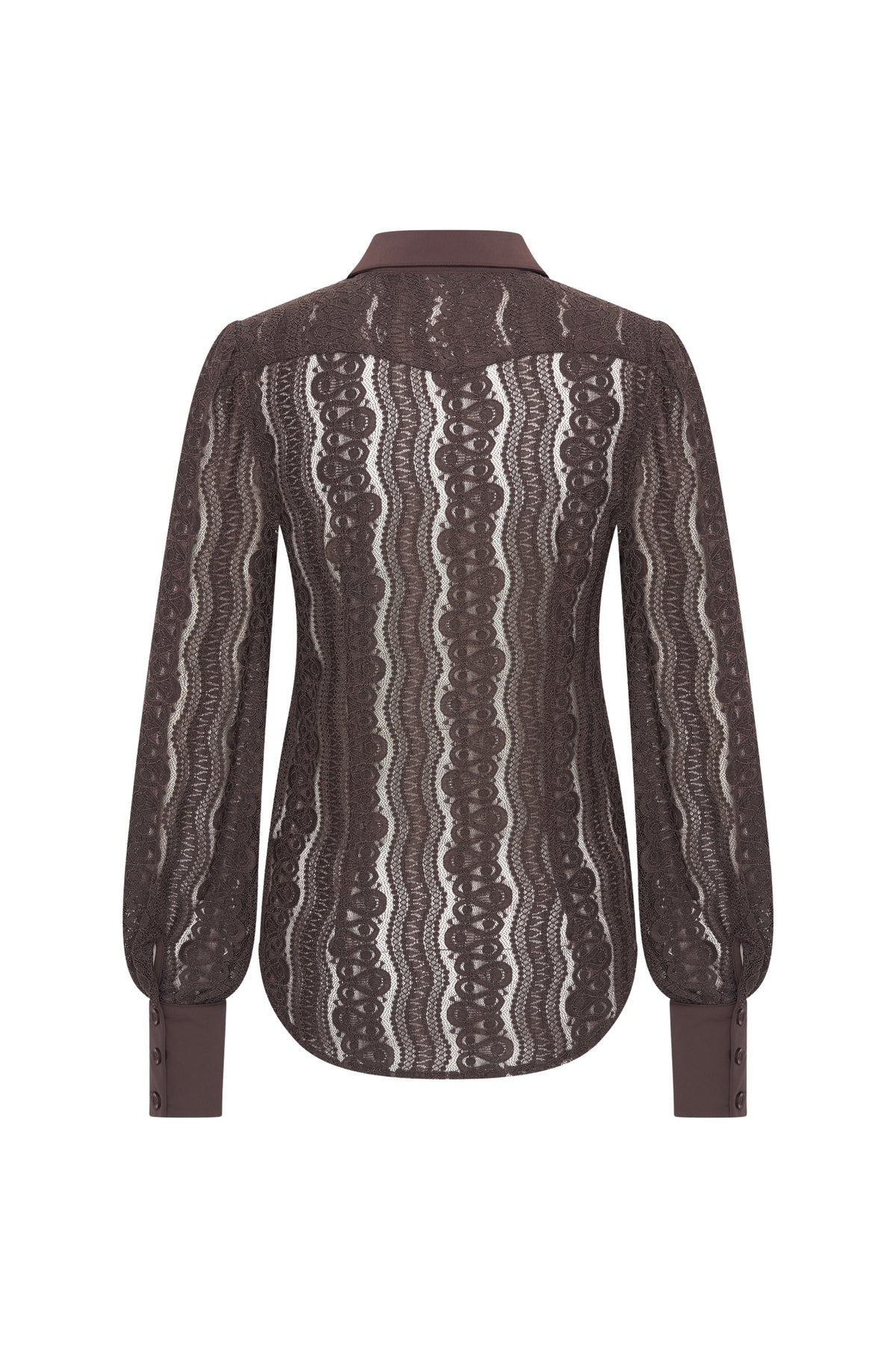 Zwarte reisblouse van Mi Piace met kanten details, geschikt voor reizen en casual dragen, zichtbaar in de afbeelding.
