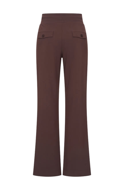 Heavy Travel Broek Flared Espresso 202136