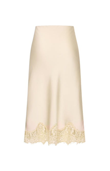 Rok Satin Lace Sand 202908