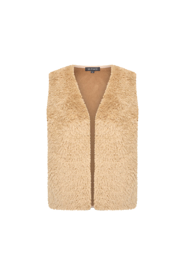 Gilet Fur Sand 202902