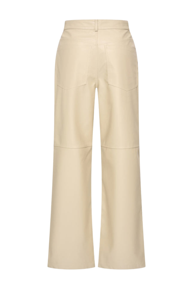 Broek Milano Vegan Leather Sand 202882