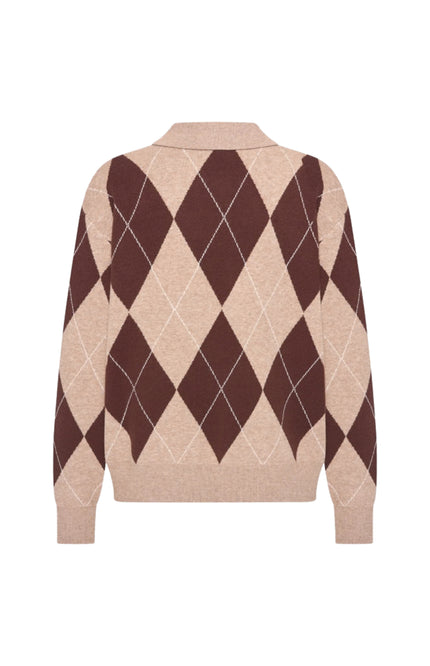Trui Argyle Espresso 202916