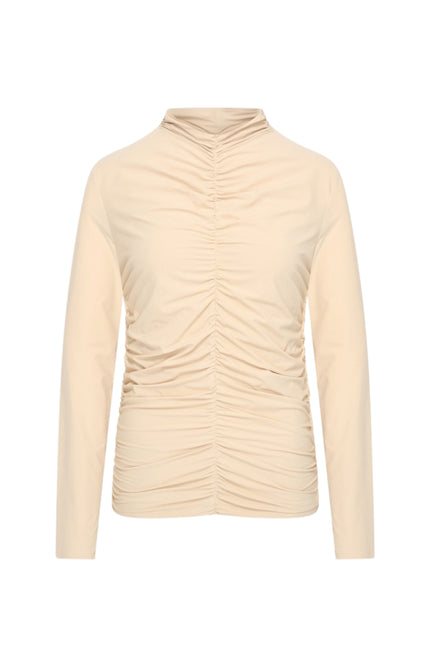 Travel Top Wrinckle Light Sand 202895L