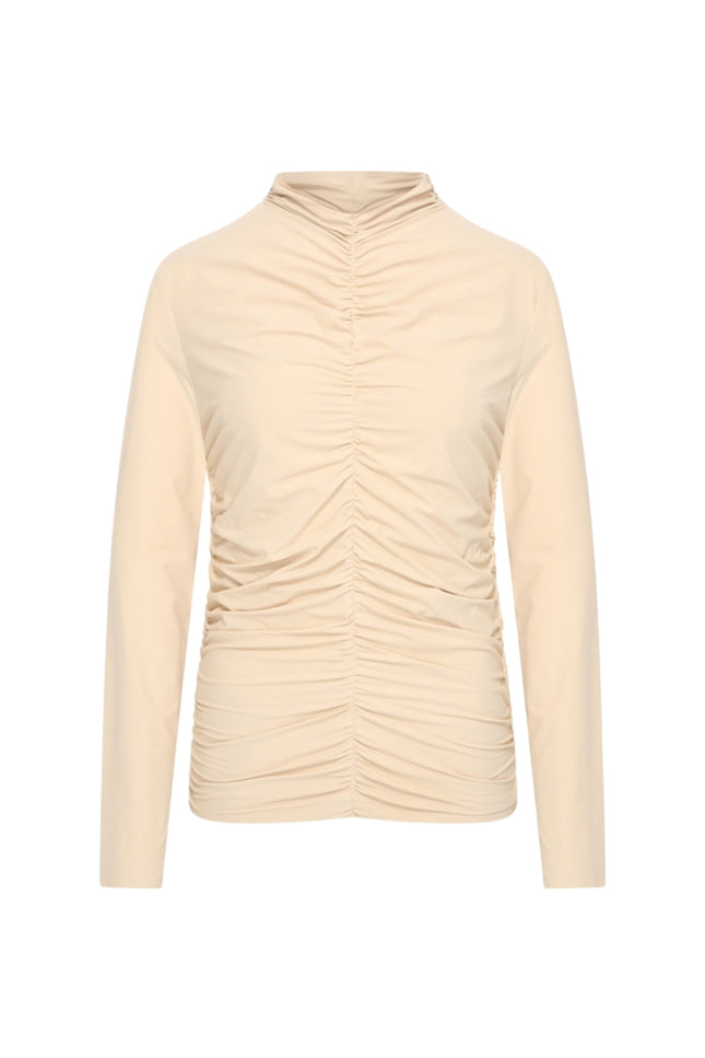 Travel Top Wrinckle Light Sand 202895L