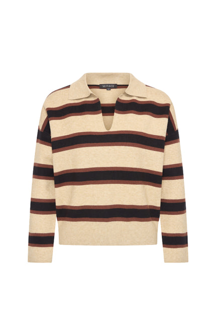Trui Stripe Sand 202888