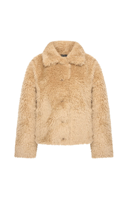 Coat Fur Sand 202880