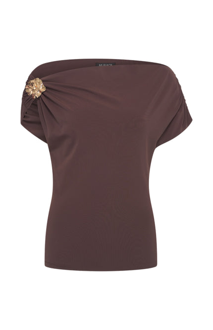 Travel Top Broche Espresso 202957