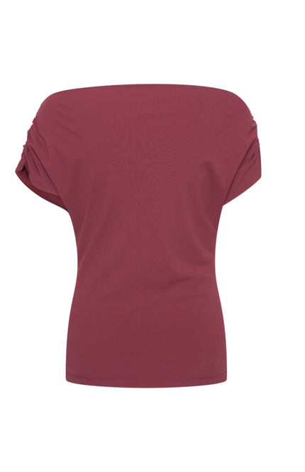 Travel Top Broche Burgundy 202957