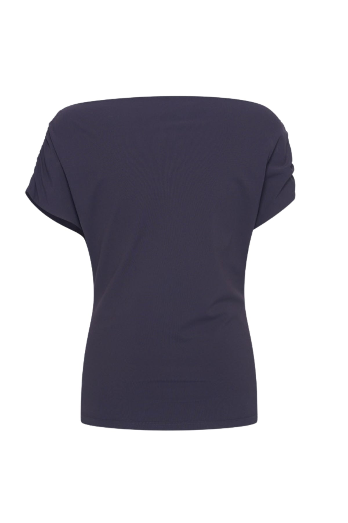 Zwartblauwe Travel Top Broche Navy van Mi Piace met roosontwerp, detailrijke afwerking en elegante uitstraling.