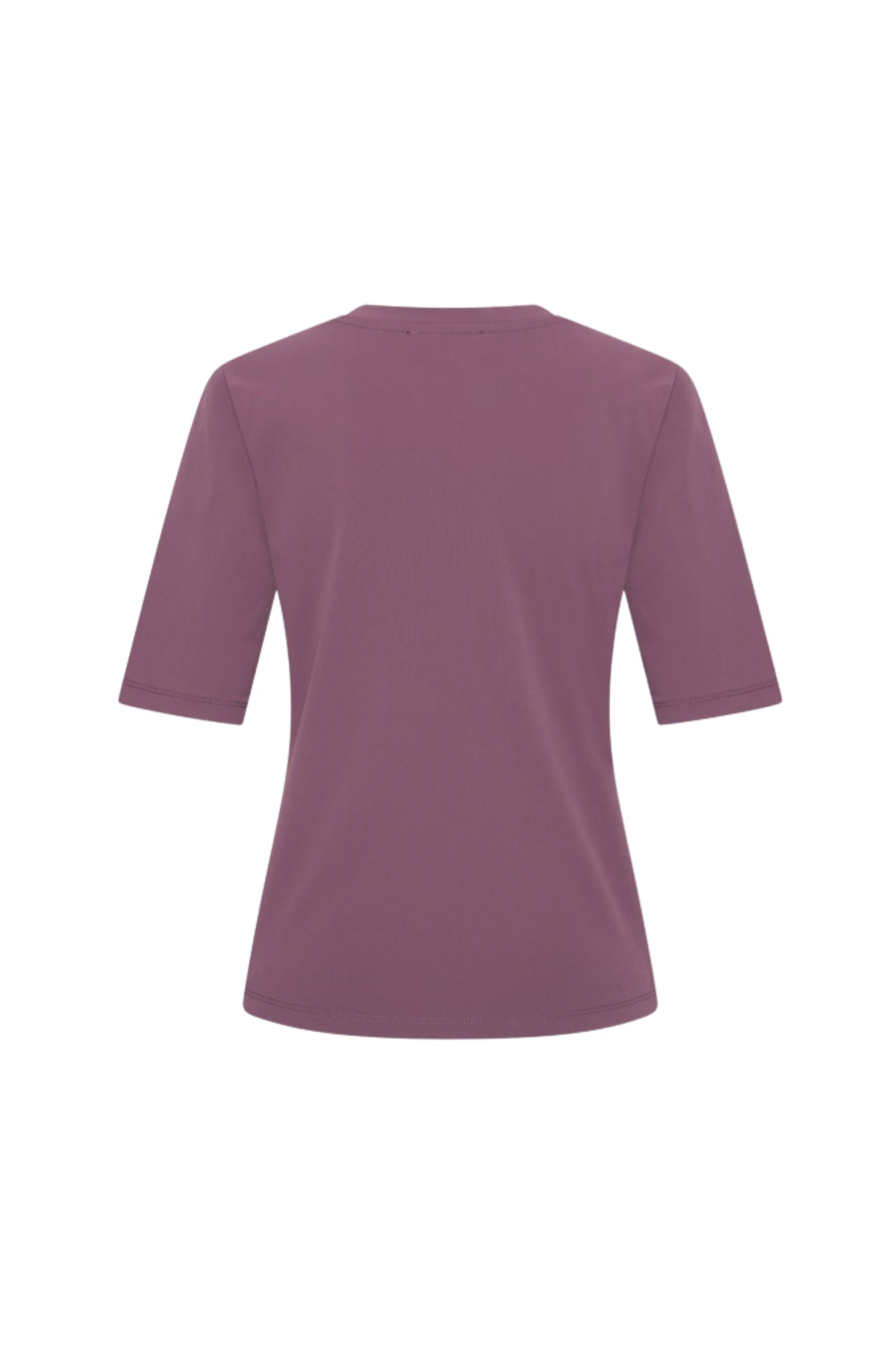 Mi Piace Travel Top Plum Perfect, damestop in rijke pruimkleur met comfortabele pasvorm en elegante details.