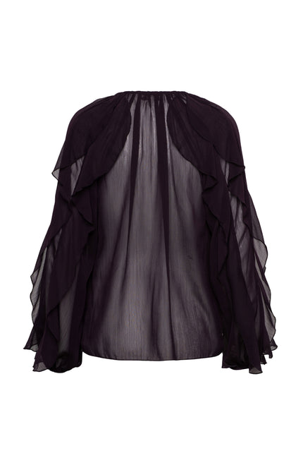 Blouse Wies Deep Plum BL462