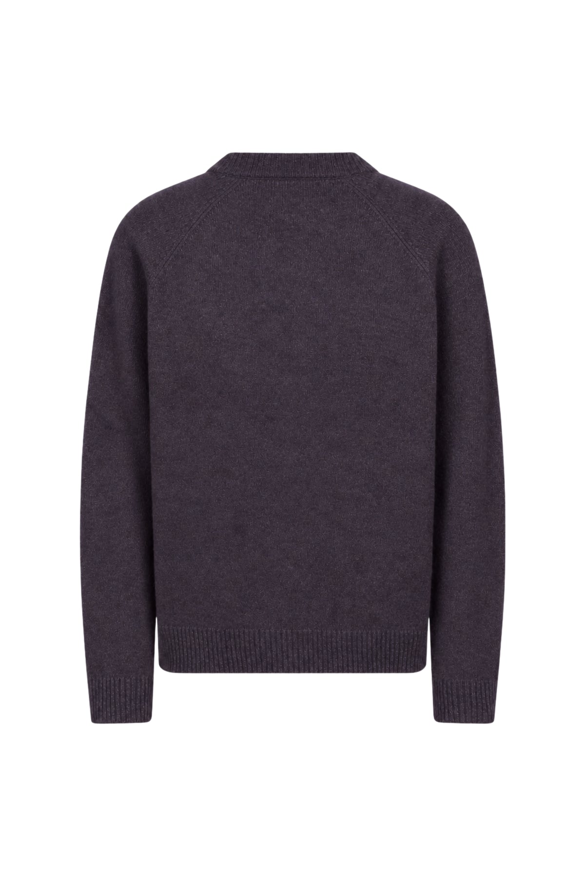 Zilveren Freequent trui Fqgrsmanuela Nightshade, zachte knit met ronde hals en lange mouwen, gedragen door een model.