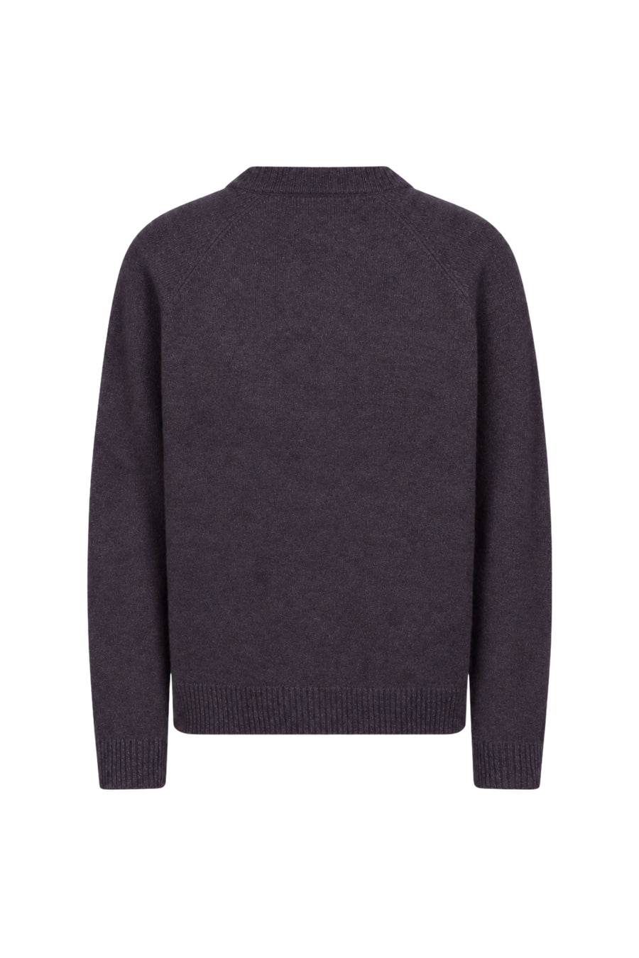 Zilveren Freequent trui Fqgrsmanuela Nightshade, zachte knit met ronde hals en lange mouwen, gedragen door een model.