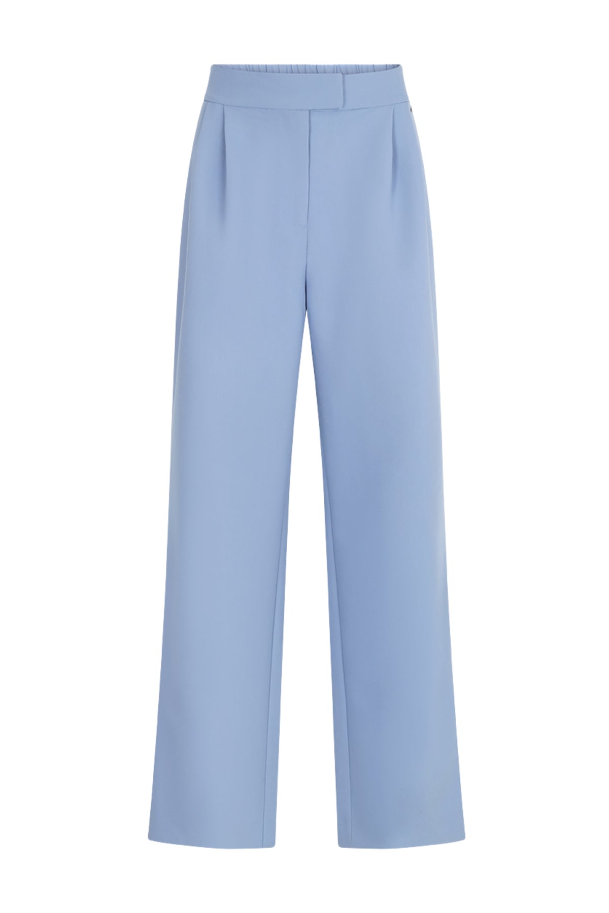 Ibana Penta broek in soft blue denim, zichtbaar met rechte pijpen en een comfortabele pasvorm