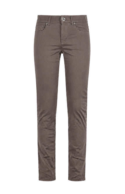 Broek 5 Pocket Donkerbruin 927049