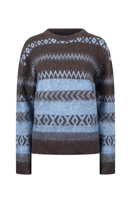 Trui Mikela Chocolate Sky NKF03094