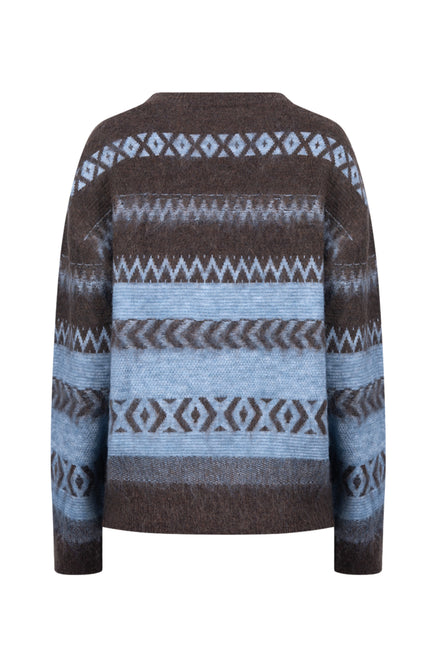 Trui Mikela Chocolate Sky NKF03094