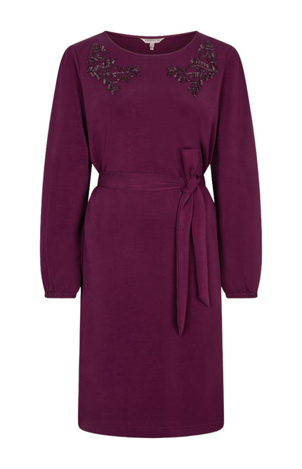 Jurk Embellishment Modal Beet W26.05704