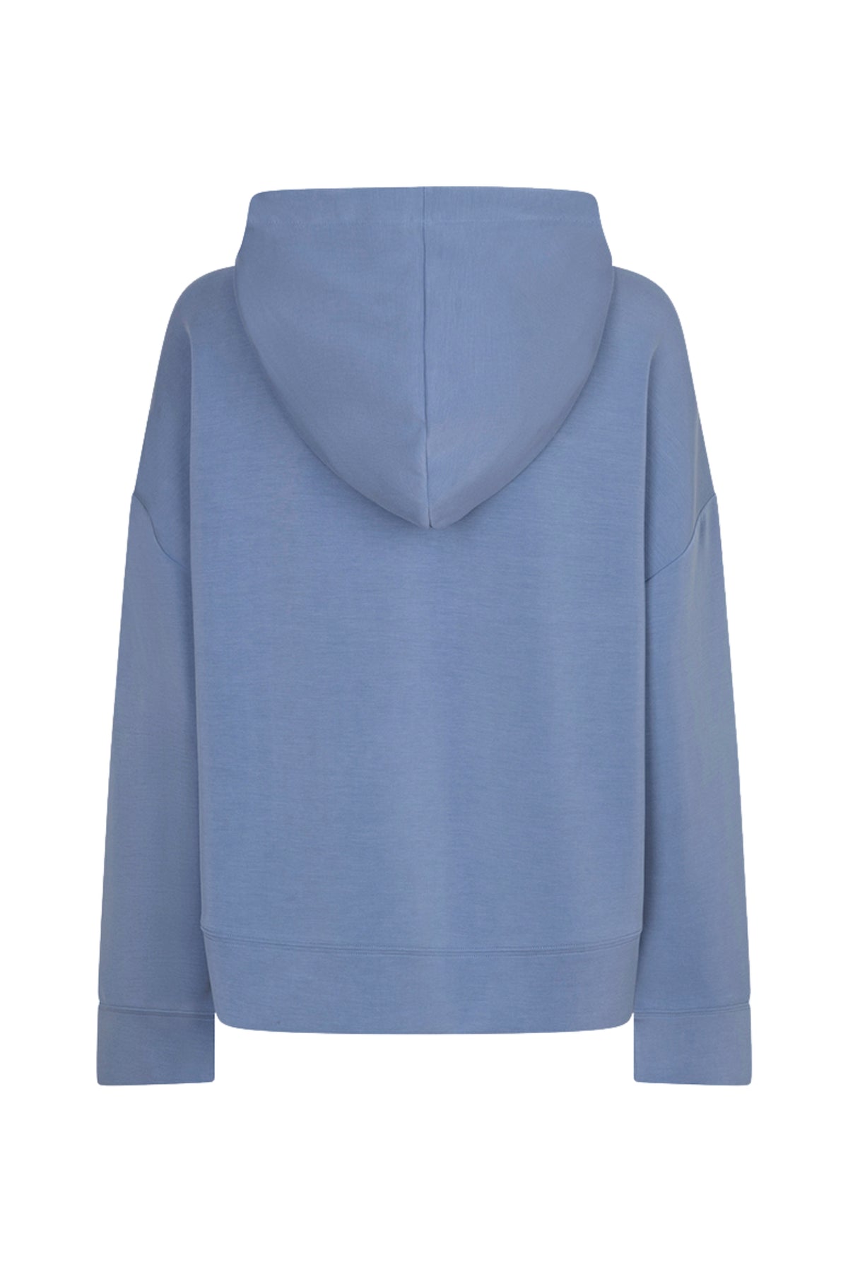 Donkere sky blue trui van EsQualo met opvallende knopen, comfortabel en stijlvol voor casual draaggebruik.