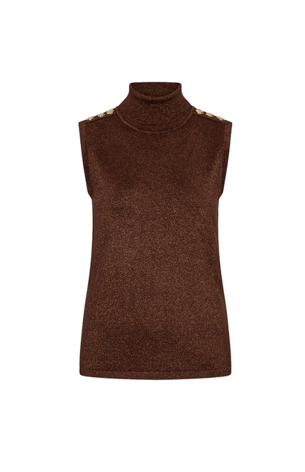 Trui Lurex Knit Coffee W26.07709
