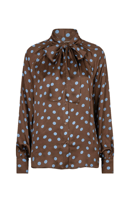 Blouse Scarf Polka Dot Print W26.10700