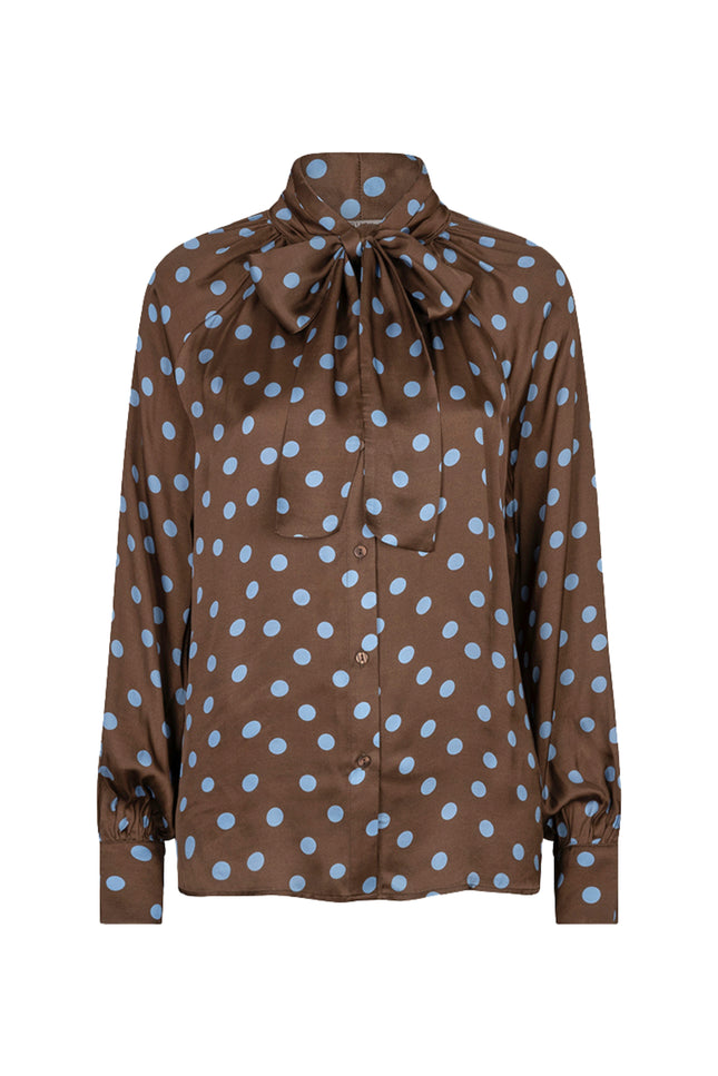 Blouse Scarf Polka Dot Print W26.10700