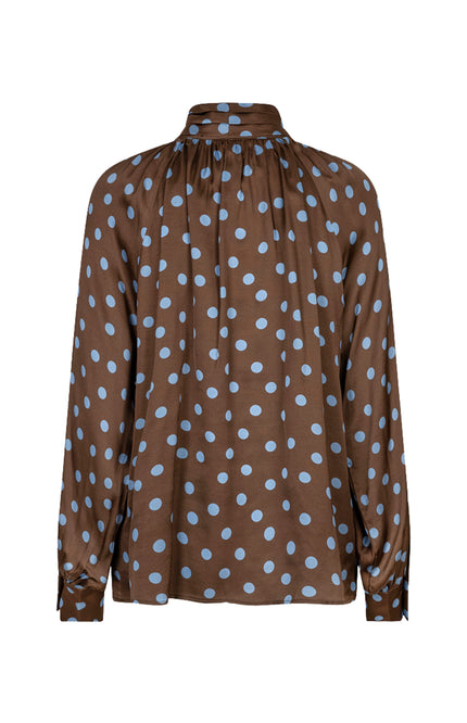 Blouse Scarf Polka Dot Print W26.10700