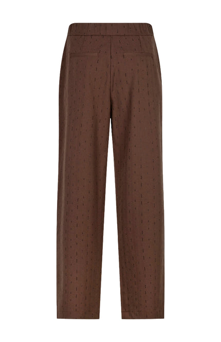 Broek Rhinestones Coffee W26.10724