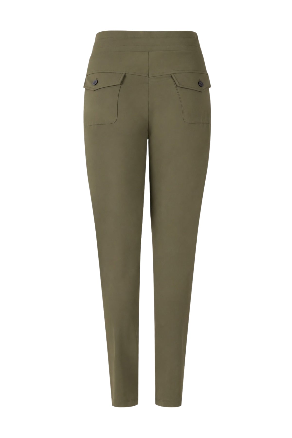 Groene reisbroek van Zoso, Amber Green, met comfortabele pasvorm en stijlvolle uitstraling, geschikt voor reizen en dagelijks gebruik.