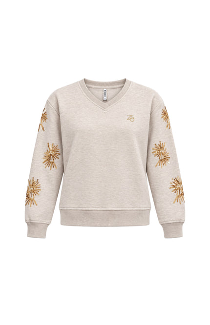 Sweater Goldy Beige Melange 265