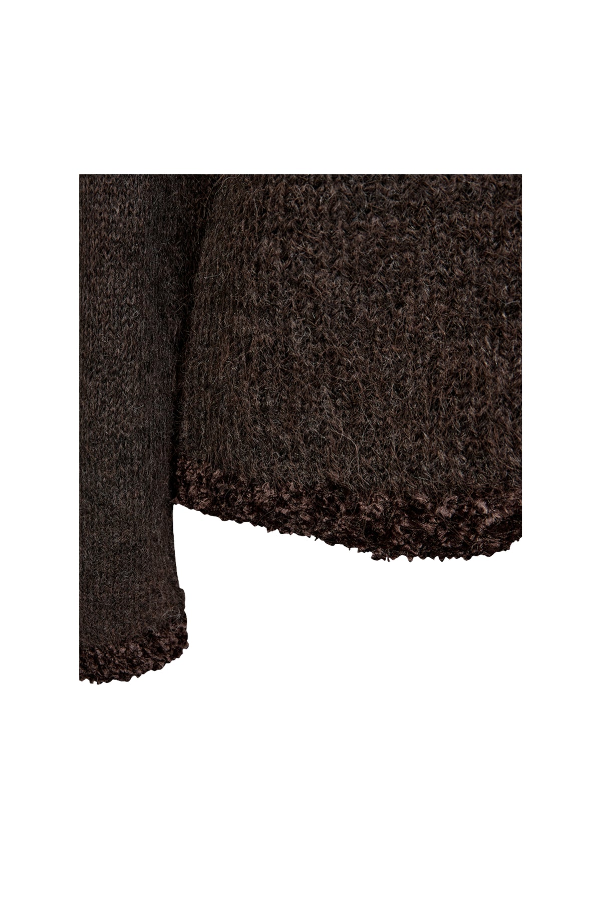 Damestrui Freequent Fqfrida Mole Melange met zachte textuur en ronde hals, getoond in een lichte melange kleur.