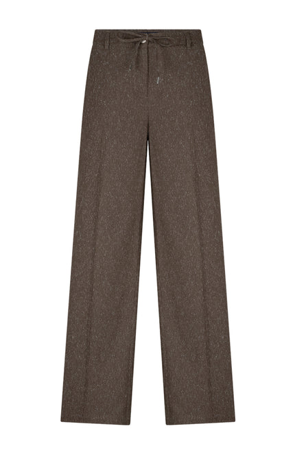 Broek Claudette Fancy Tweed Mud SRB5103 L33